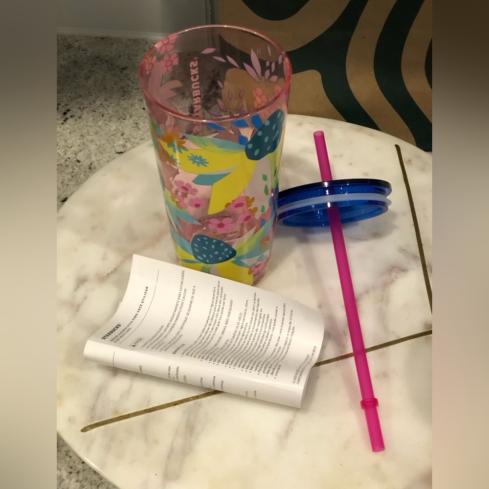 ✨NWT✨Starbucks 2023 Anniversary Spring Easter Collection Glass Cold Cup Tumbler - Picture 7 of 8
